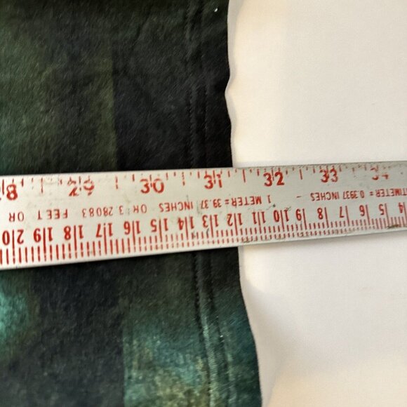 Aztec Allover Print Graphic T shirt Green Black AGMX 4X Viscose Soft Mexico - Picture 9 of 10